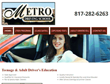 Tablet Screenshot of metro-driving.com